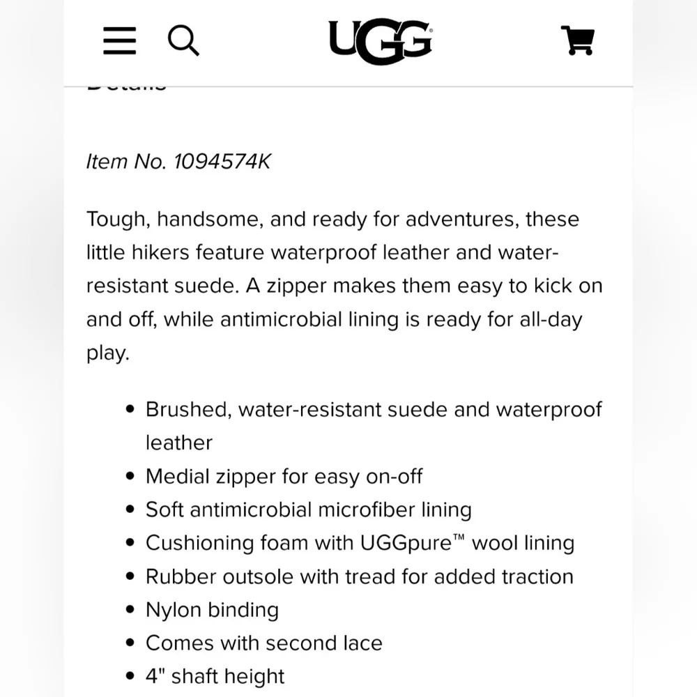 UGG Bradley Ankle Boot‎